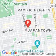 View Map of 2300 Sutter Street,San Francisco,CA,94115